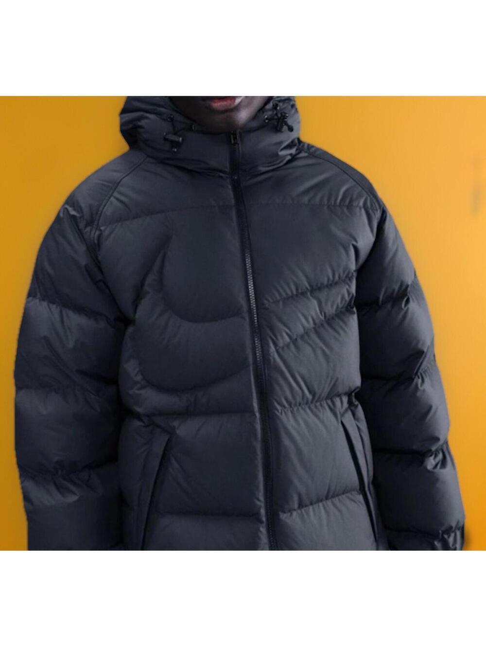 $350 Nike Sportswear Therma FIT Repel Puffer Jacket Black Swoosh Parka IH2377 XL